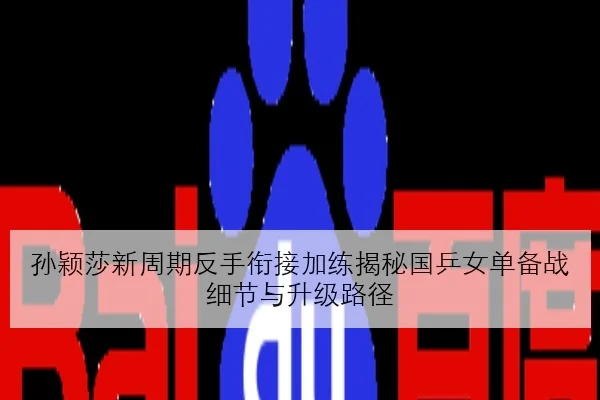 孙颖莎新周期反手衔接加练揭秘国乒女单备战细节与升级路径